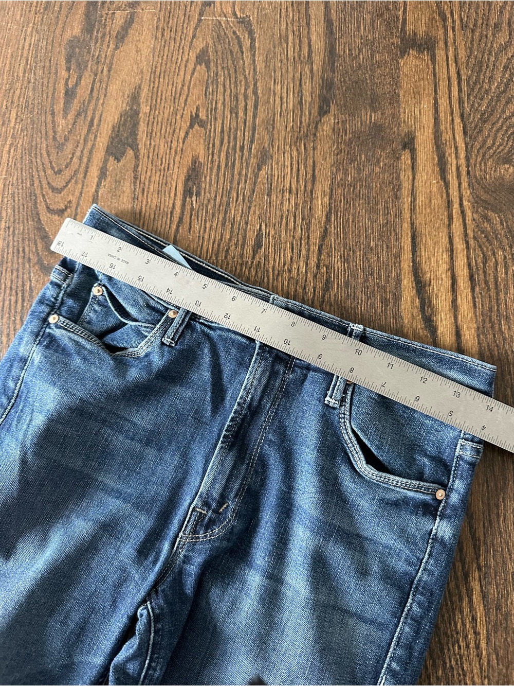 MOTHER The Mid Rise Dazzler Ankle Jeans On The Edge Wash Size 26 Stretch Denim - Picture 8 of 11